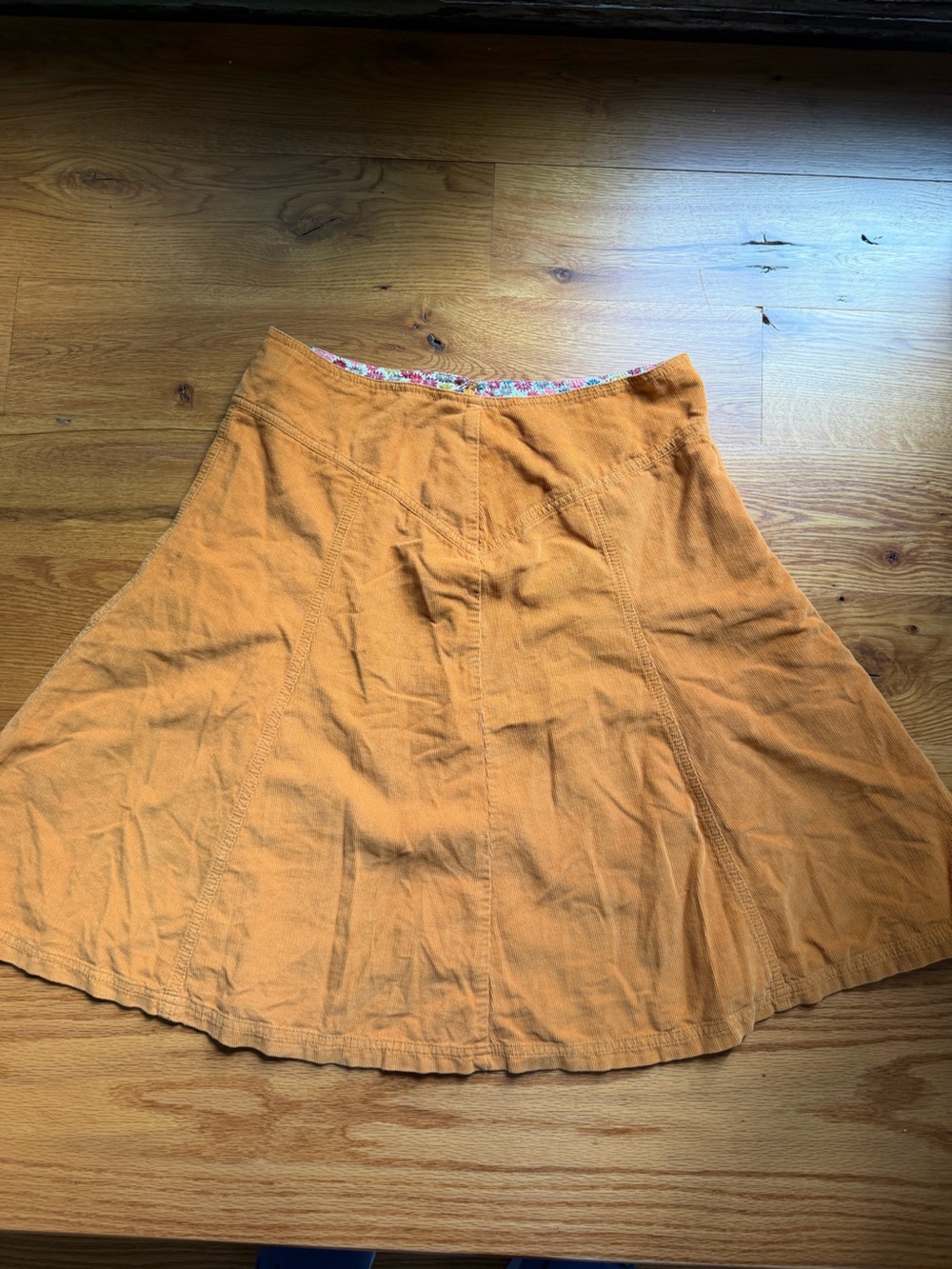 BODEN Women's Pumpkin A-Line Skirt lined! 12R